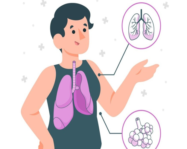 Pulmonologist explaining lung function at ITM Hospital Gwalior