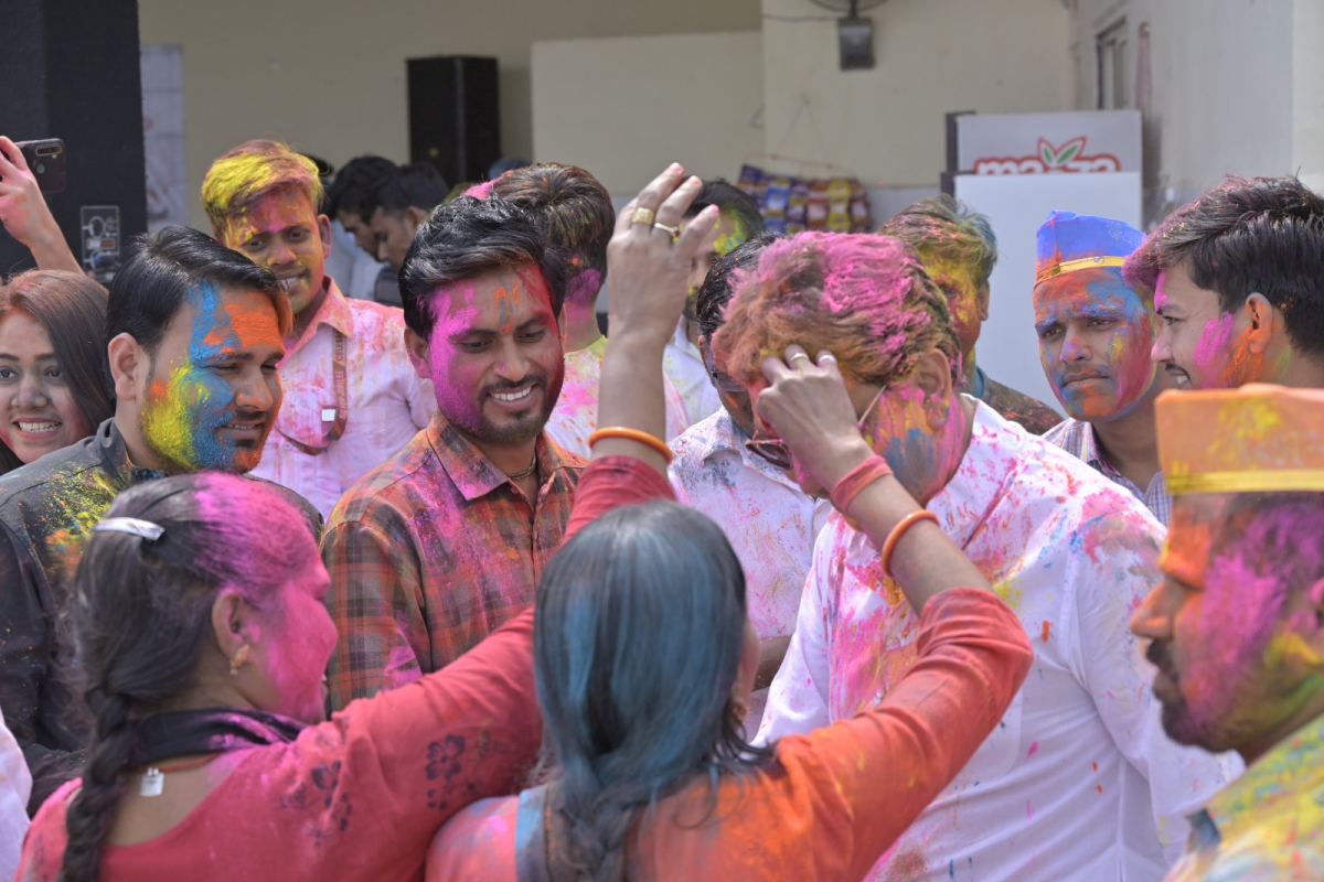 Memories in Motion: Capturing the Essence of Holi at ITM Hospital