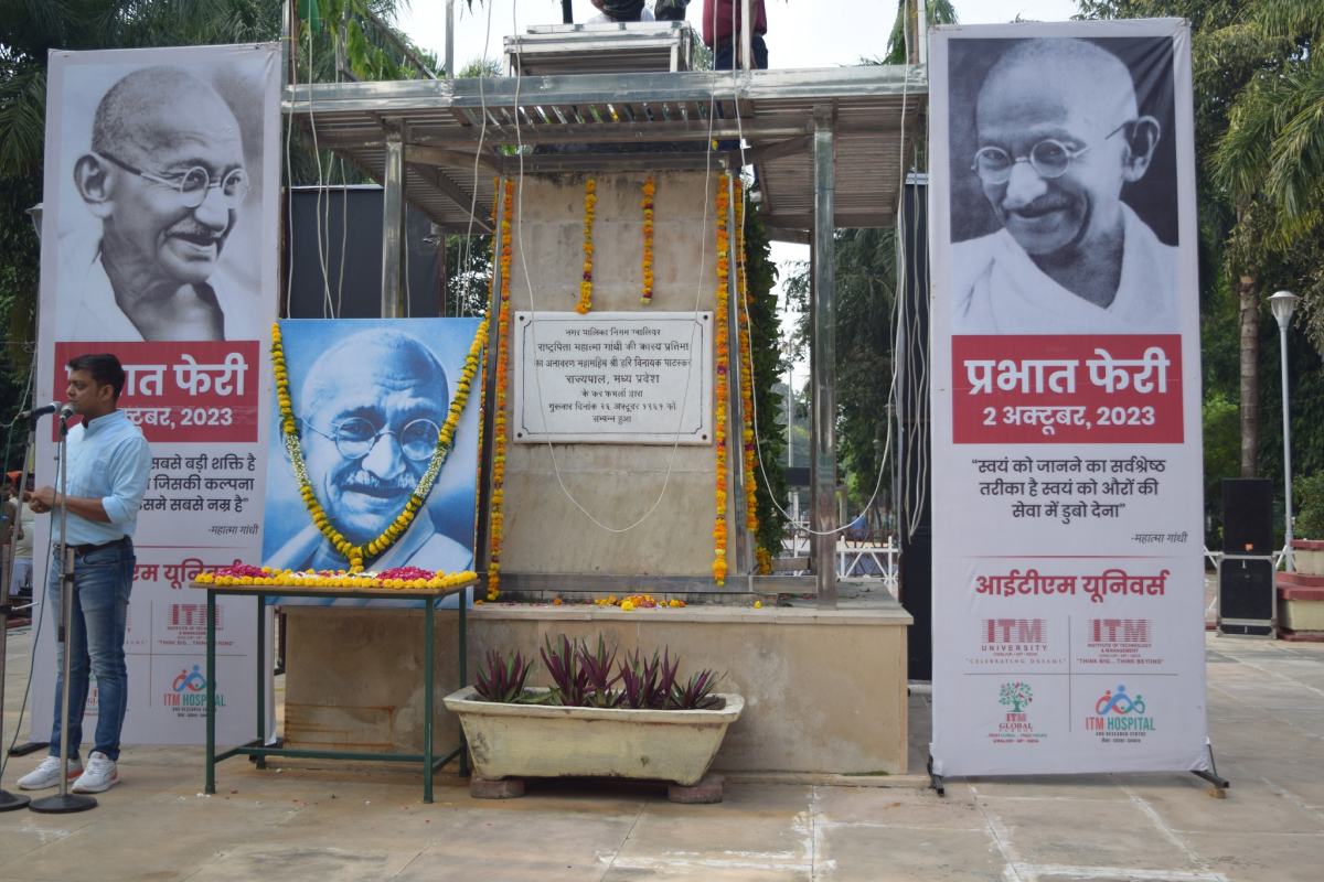 ITM Hospital Joins Prabhat Pheri in Gwalior to Honor Mahatma Gandhi