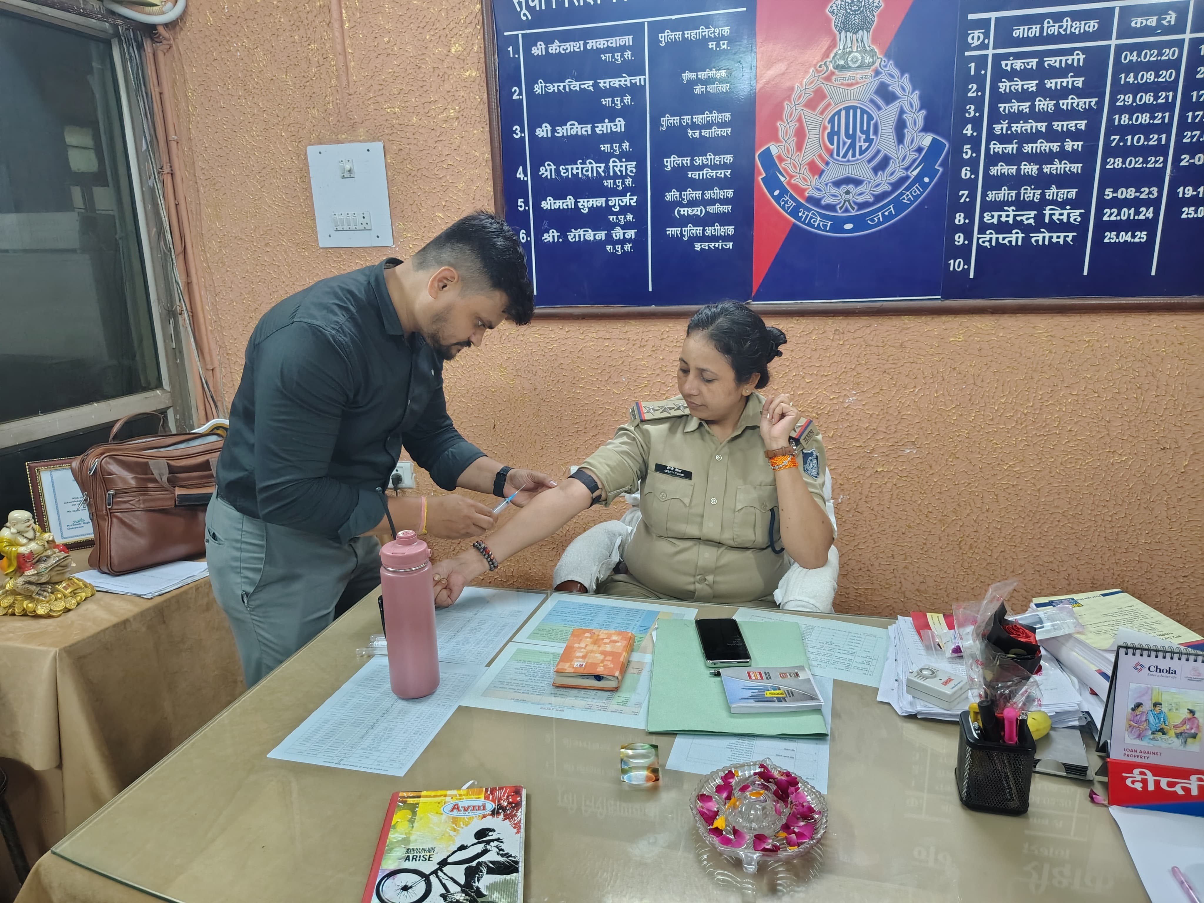ITM Hospital द्वारा ग्वालियर पुलिस बल के लिए निःशुल्क स्वास्थ्य परीक्षण शिविर